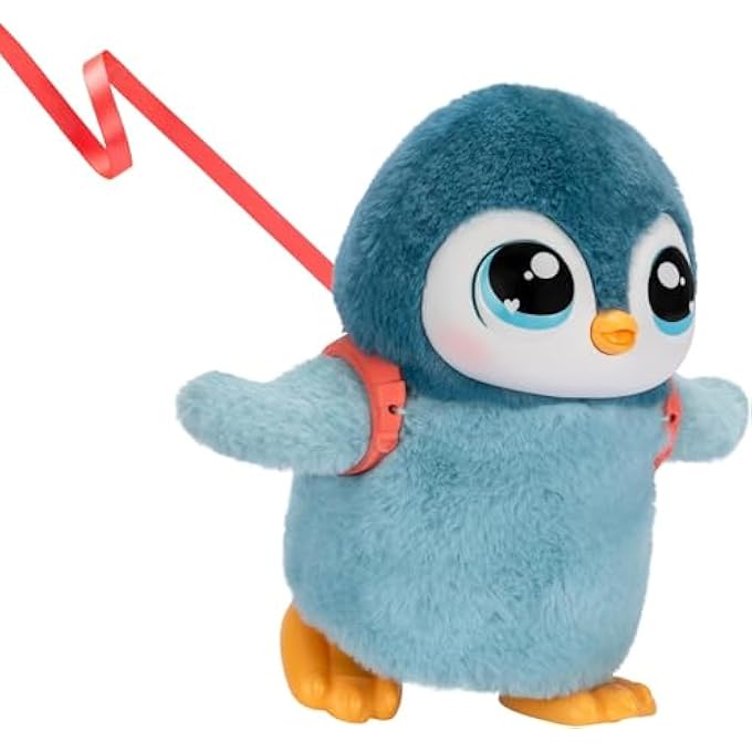 rayihni MY WALKING PENGUIN - WADDLES SOFT AND CUDDLY INTERACTIVE TOY PENGUIN THAT WALKS, DANCES AND FLAPS IT'S WINGS. 25+ SOUNDS AND REACTIONS. BATTERIES INCLUDED. FOR KIDS AGES 5+ - Image 4